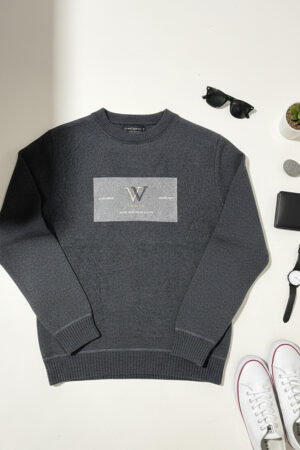 The Urban Essential Knit Crewneck – Charcoal