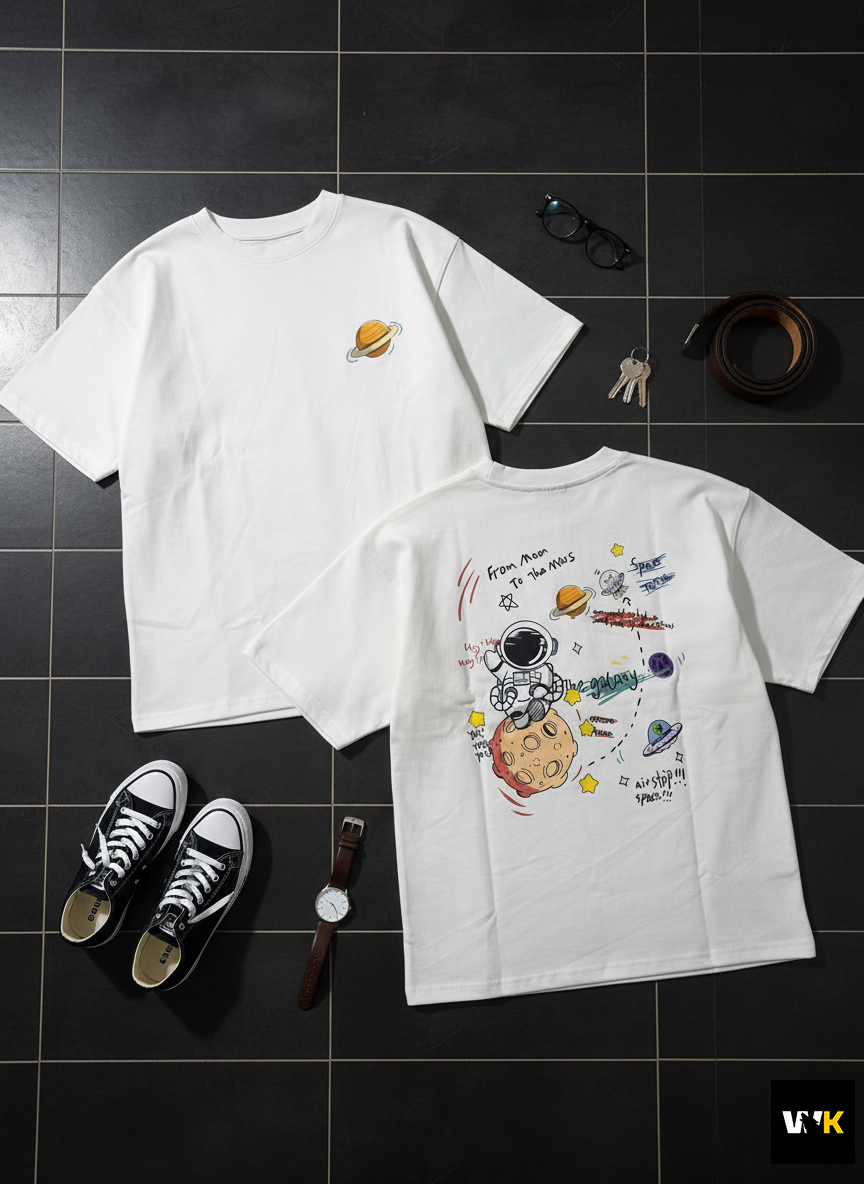 "From Moon to Mars" Oversized Tee