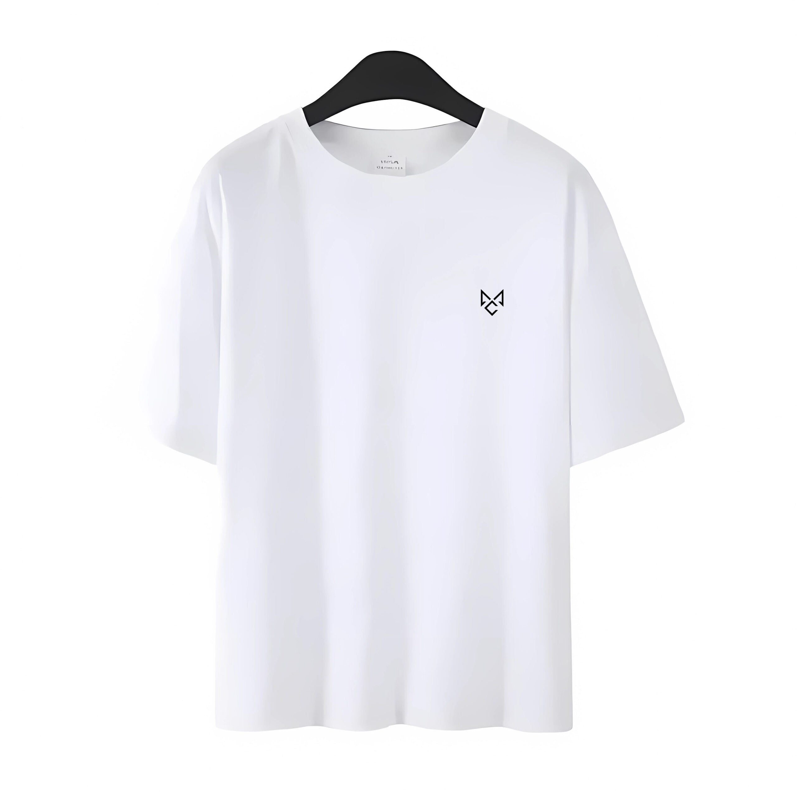 Heavyweight White Drop-Shoulder T-Shirt - Image 3
