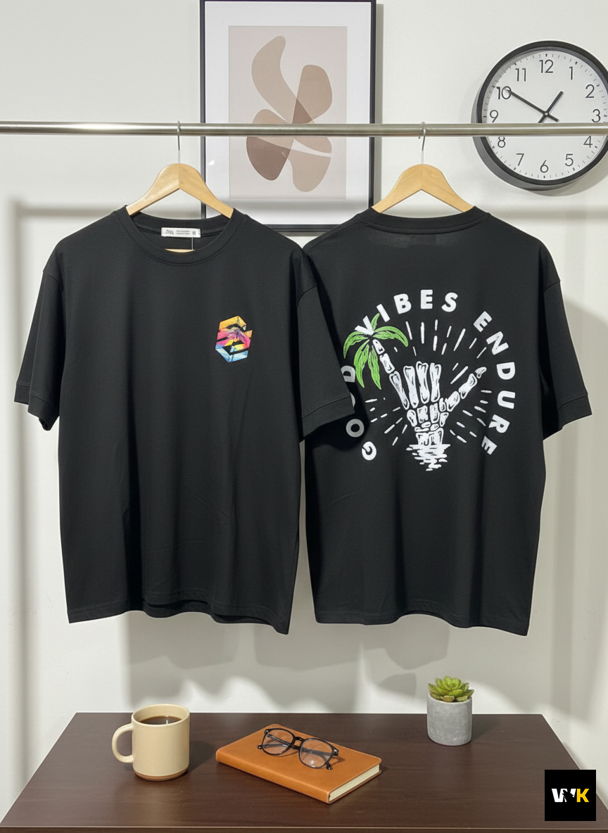 Skeleton Paradise Oversized Tee