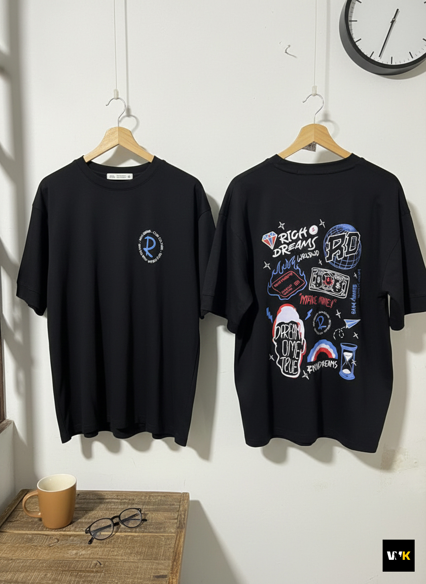 "Rich Dreams" Heavyweight Graphic Tee - Image 4