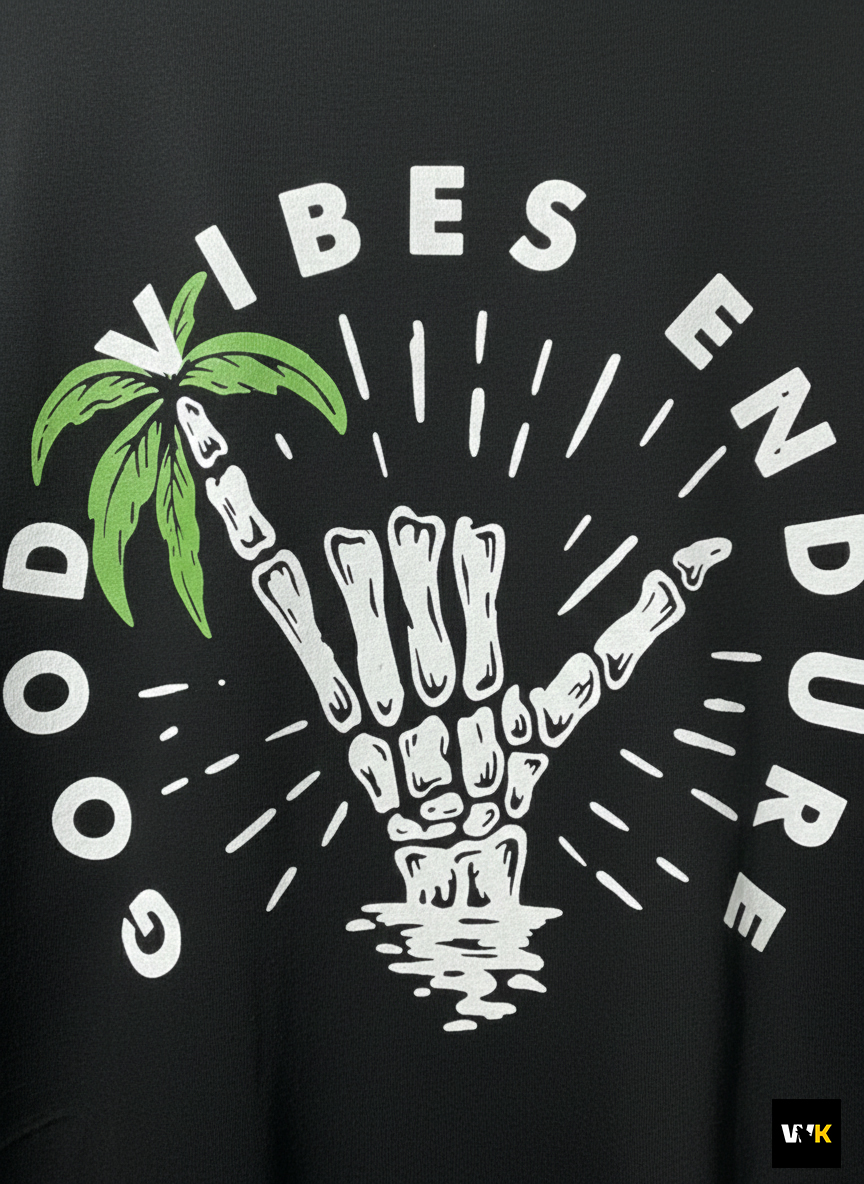 Skeleton Paradise Oversized Tee - Image 3