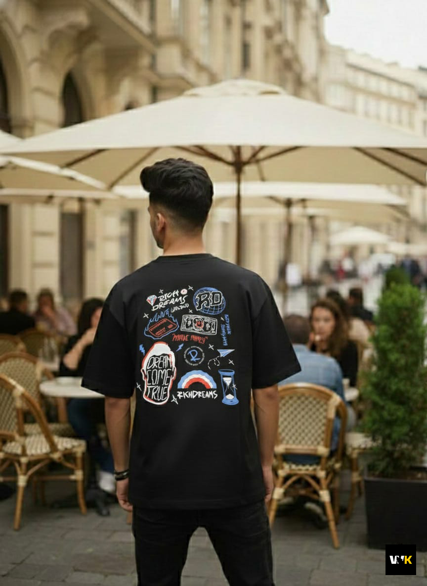 "Rich Dreams" Heavyweight Graphic Tee - Image 3