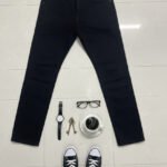 The Midnight Black Cotton Drill Jeans