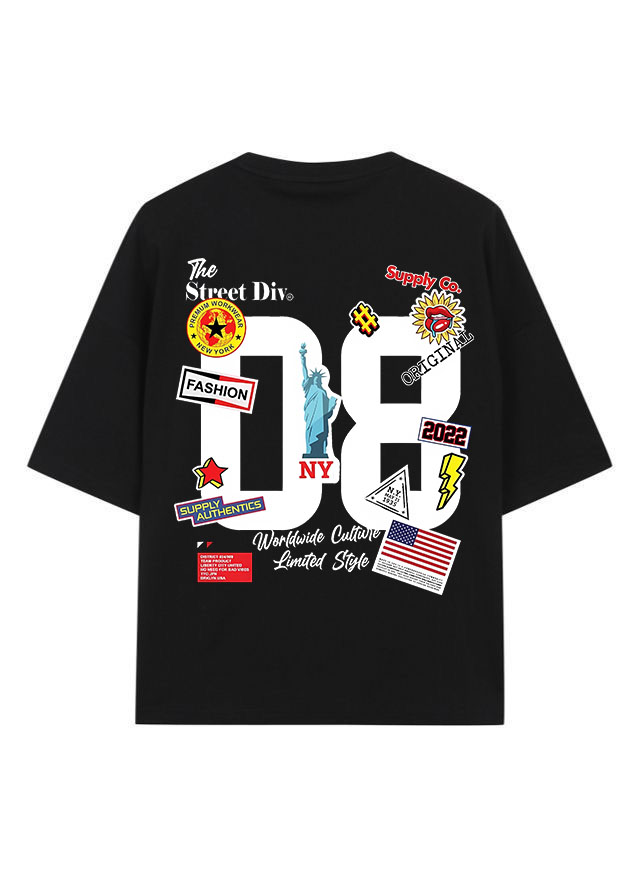 The Ultimate Oversized Heavyweight Tee – Black