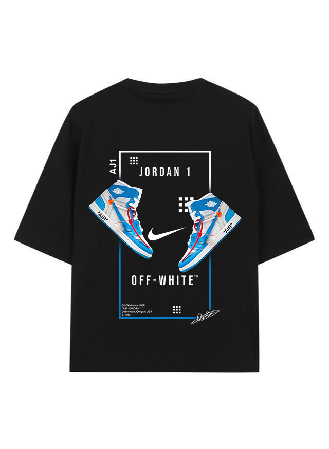 The Ultimate Oversized Heavyweight Tee – Black (JORDAN)