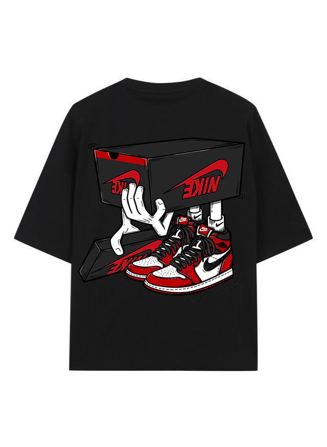 The Ultimate Oversized Heavyweight Tee – Black (NIKE)