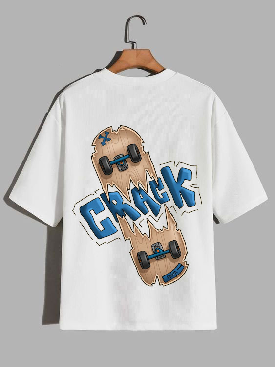 Heavyweight White Drop-Shoulder T-Shirt