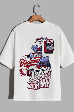 Heavyweight White Drop-Shoulder T-Shirt