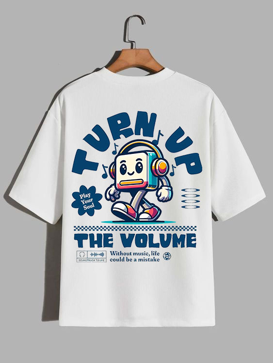 Heavyweight White Drop-Shoulder T-Shirt