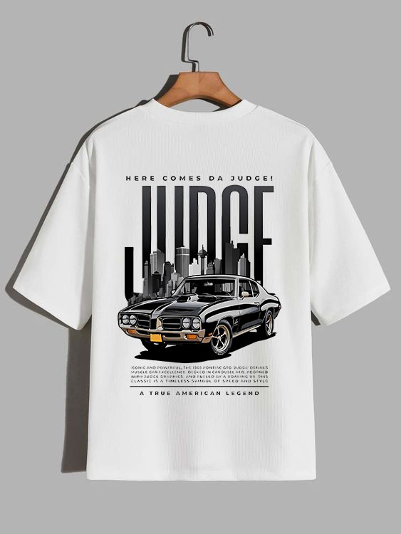 Heavyweight White Drop-Shoulder T-Shirt