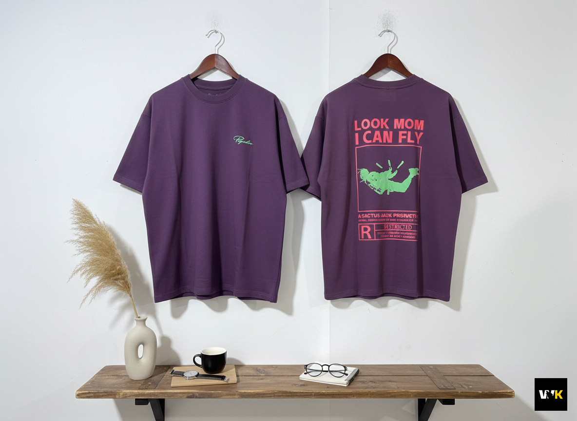 Pegador "Look Mom I Can Fly" Heavyweight Tee - Image 3