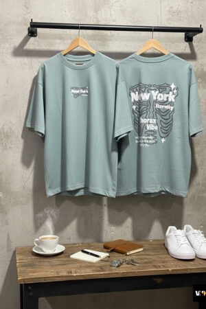New York Eternity "Thorax Vibe" Over-Sized Tee – Sage Green