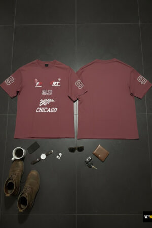 Chicago '93 Racing Oversized Drop-Shoulder Tee