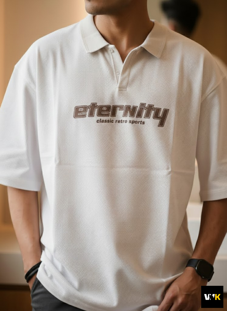 Eternity "23" Heritage Polo – Bone White