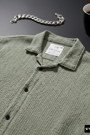 The Nomad Crinkle-Texture Shirt