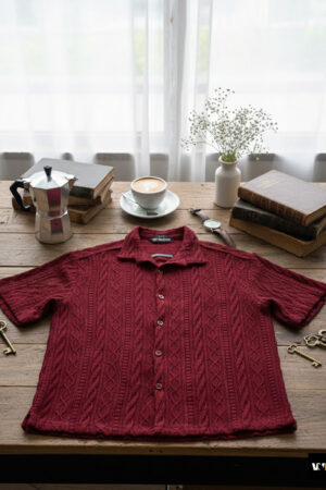 The Heritage Cable-Knit texture Shirt