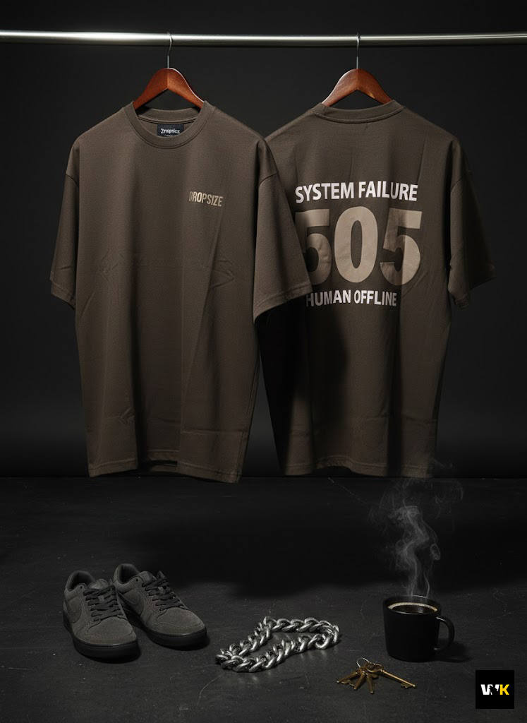 "System Failure" 505 Oversized Heavyweight Tee