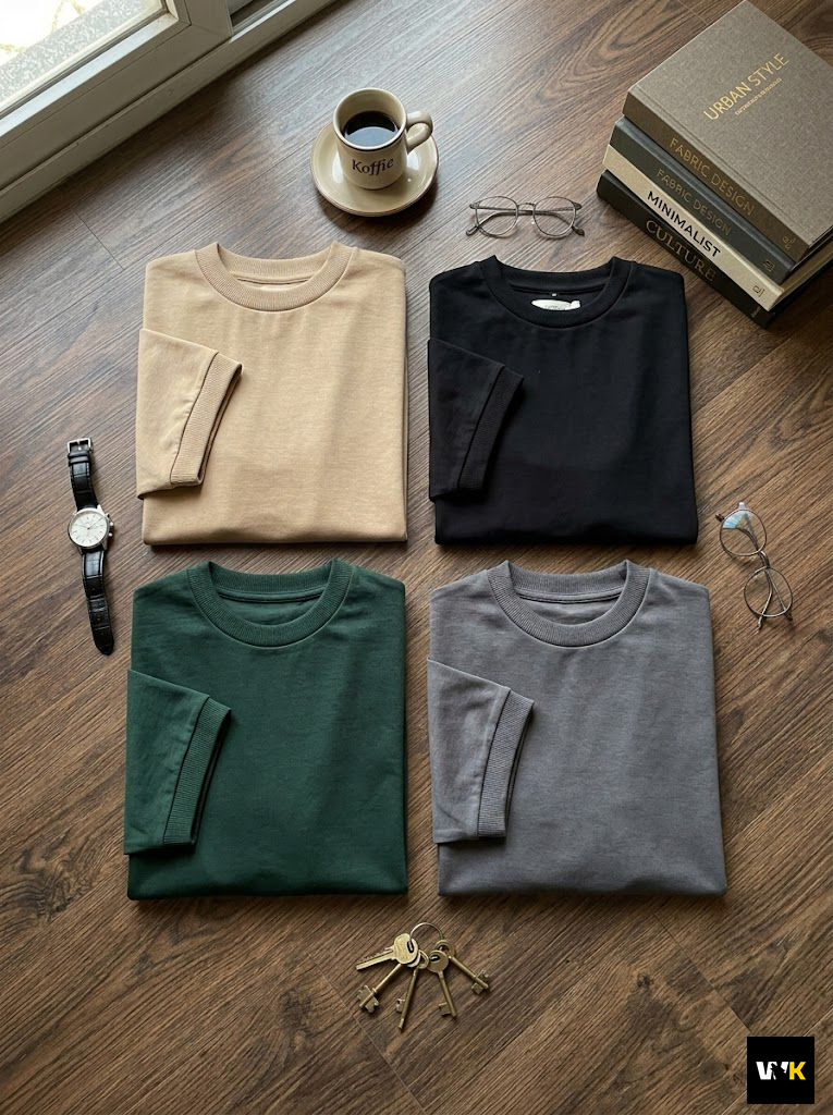 The Heavyweight Boxy Tee in Forest Green - Image 3