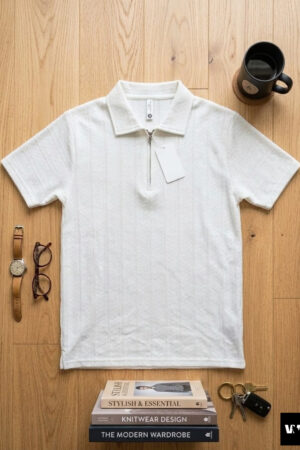 The Artisan Vertical-Texture Quarter-Zip