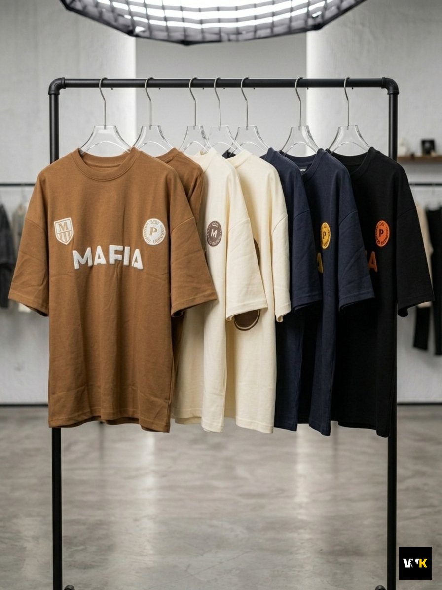 "The MAFIA 10" Oversized Heavyweight Tee - Image 2