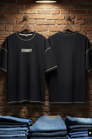"ETERNITY" Oversized Drop Shoulder Tee