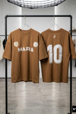 "The MAFIA 10" Oversized Tee – Tobacco Edition