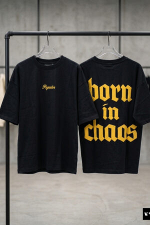 PEGADOR | "Born in Chaos" Oversized Heavy Tee