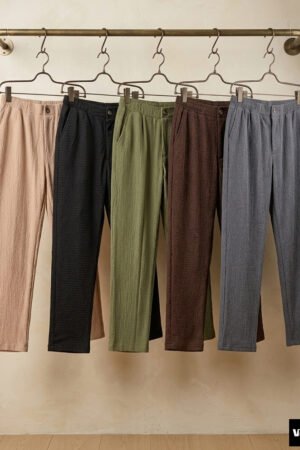 The Everyday Crinkle Textured Trousers