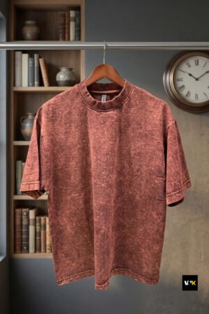 Acid-Wash Heavyweight Tee