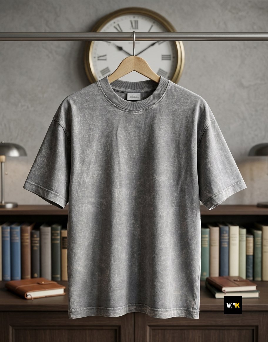 Acid-Wash Heavyweight Tee - Image 6