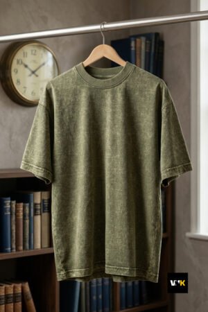 Acid-Wash Heavyweight Tee
