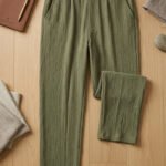 The Everyday Crinkle Textured Trousers