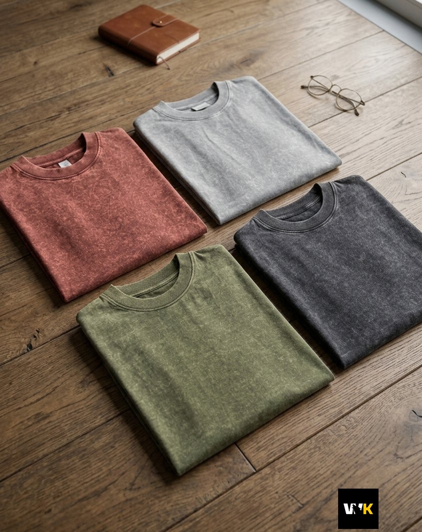 Acid-Wash Heavyweight Tee - Image 4